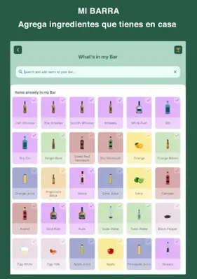 Mishela cócteles android App screenshot 1