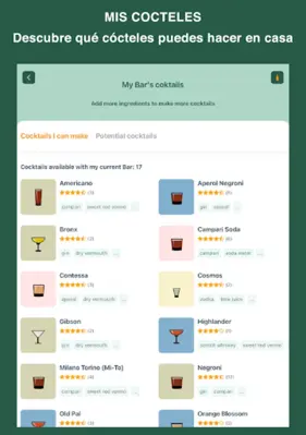 Mishela cócteles android App screenshot 2